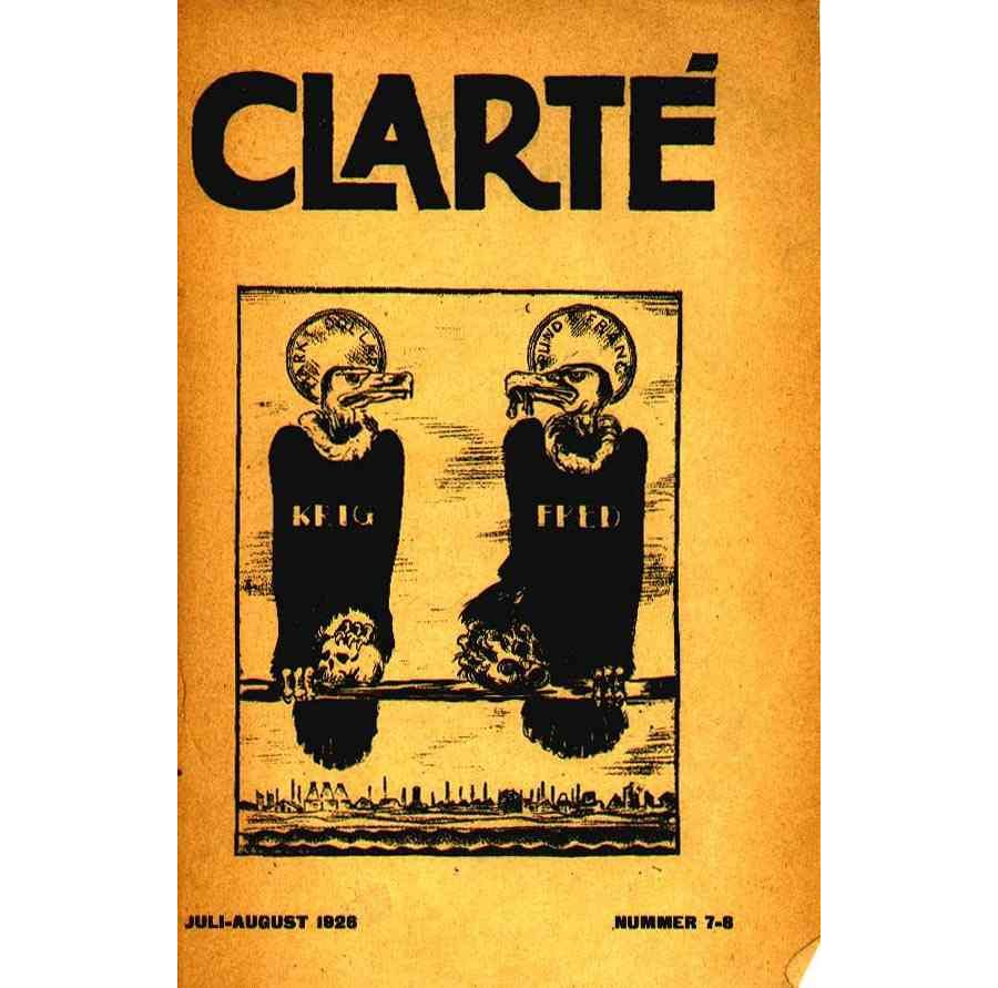 Clarté nr. 7-8, Juli-August 1926